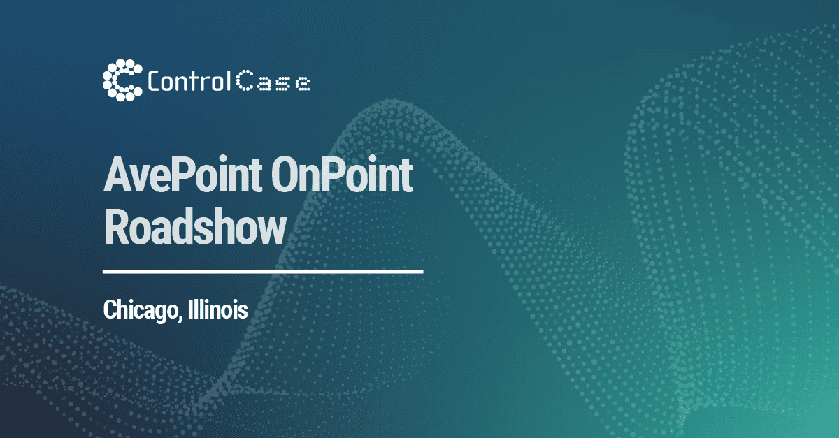 AvePoint OnPoint Roadshow Events - Chicago