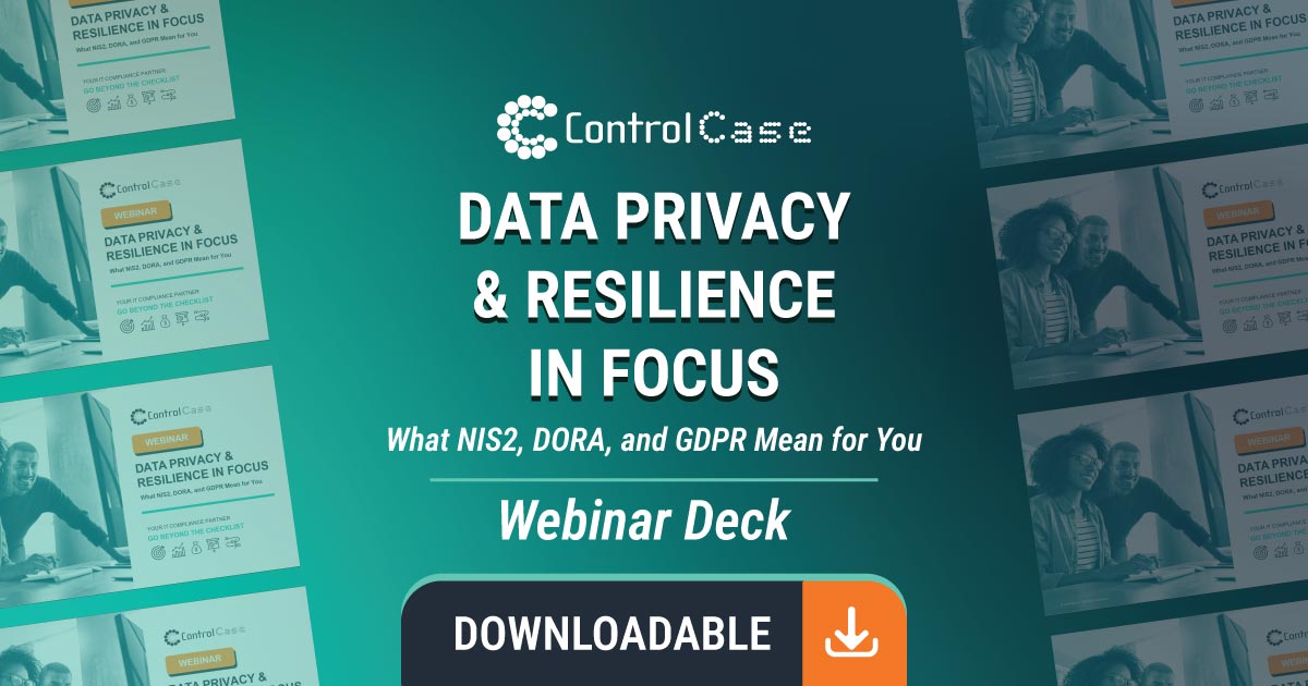 Data Protection and Resilience in Focus Webinar Deck